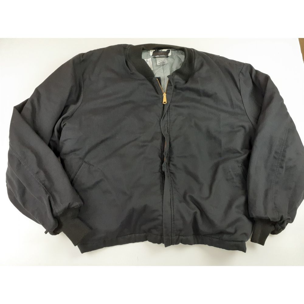 WORKRITE BLACK FR FLAME RESISTANT COAT SZ 2XLG